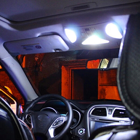 2 PCS 41mm DC12V / 2.2W / 6000K / 130LM 6LEDs SMD-3030 Car Reading Lamp, 41mm