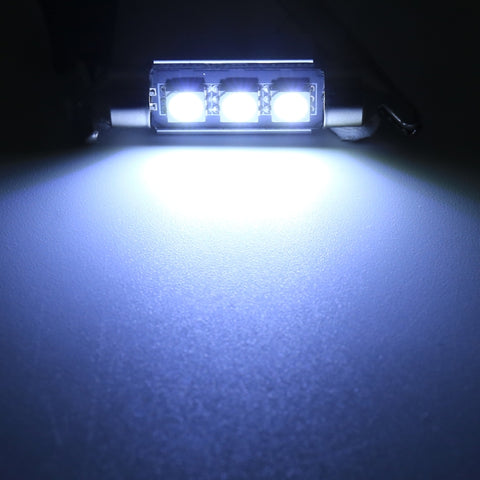 10 PCS 31mm DC12V / 1.7W / 7000K / 70LM 2LEDs SMD-5050 Car Reading Lamp, 31mm, 2LEDs SMD-5050