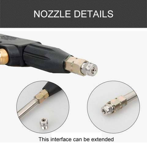 High Temperature High Pressure Large Hole Nozzle Water Gun for Steam Car Washer, Spray Nozzle Sector: 2.0, Spray Nozzle Sector: 2.0