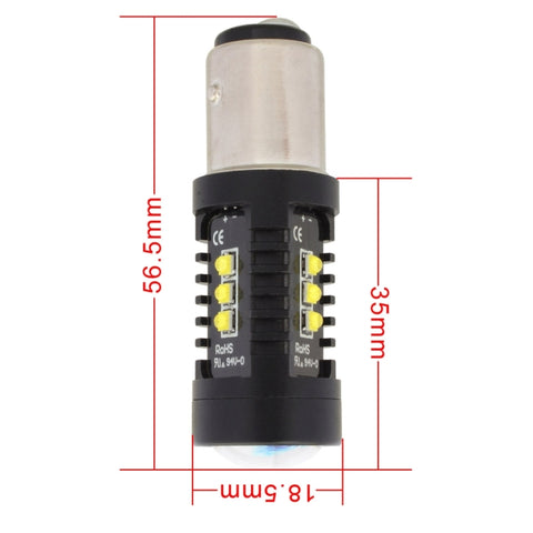 2 PCS MZ 10W 1080LM 5500K 1157 12 XB-D LED Car Brake Lights BAY15D Reverse Lamps Car Tail Parking Light Auto Turn Signals, DC 12-24V, 1157