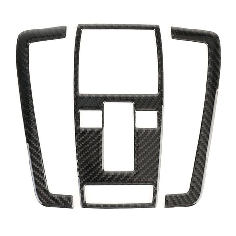 3 PCS Car Front Dome Light Panel Carbon Fiber Decorative Sticker for Mercedes-Benz W204 2007-2013, Front Dome Light Panel