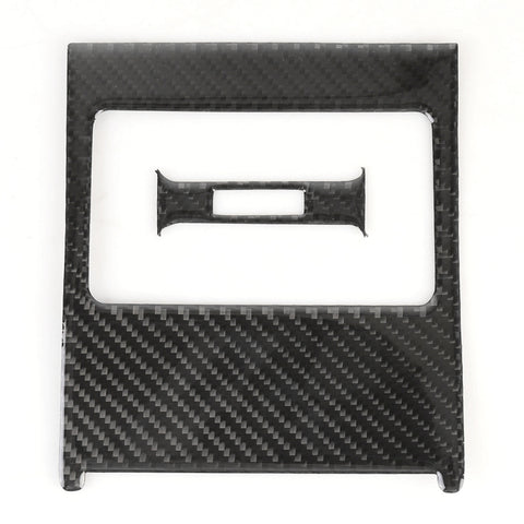 2 PCS Car Rear Air Outlet Frame Carbon Fiber Decorative Sticker for Mercedes-Benz W204 2007-2013, Rear Air Outlet Frame