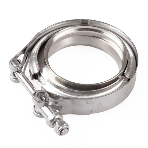 3 inch Car Turbo Exhaust Downpipe V-Band Clamp Stainless Steel 304 Flange Clamp, 3 inch V-Band Clamp