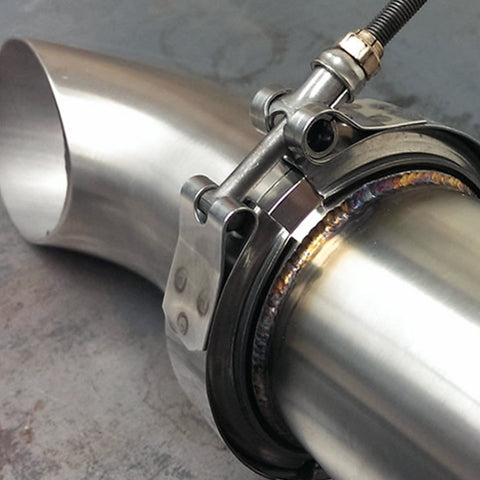 3 inch Car Turbo Exhaust Downpipe V-Band Clamp Stainless Steel 304 Flange Clamp, 3 inch V-Band Clamp