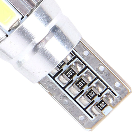 2PCS T10 3W 6 SMD 5630 LED Error-Free Canbus Car Clearance Lights Lamp, DC 12V, 6 SMD 5630 LEDs/White Light, 6 SMD 5630 LEDs/Pink Light, 6 SMD 5630 LEDs/Green Light