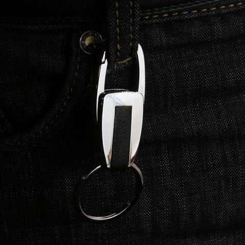 Single Ring Metal Leather Key Chain Metal Car Key Ring Multi-functional Tool Key Holder Key Chains Rings Holder For Car Key Rings, Single Ring