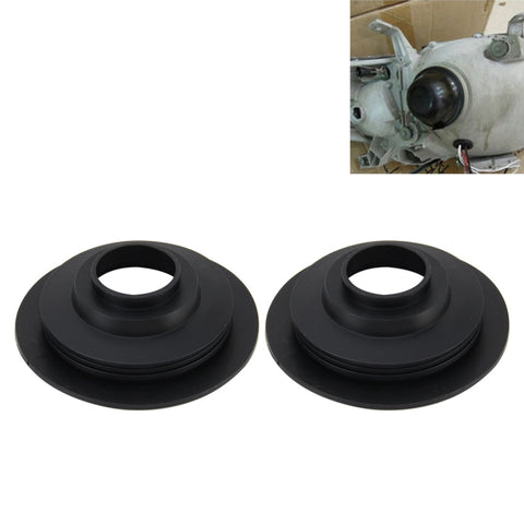 2 PCS Universal Car LED Headlight HID Xenon Lamp Silicone Dust Cover Seal Caps LED Headlight Seal Dust Seal Cover Dust Cover for H4 H13 9004 9007, For H4 H13 9004 9007
