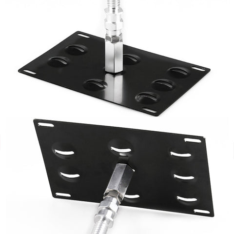 Car Front Bumper Tow Hook License Plate Mounting Bracket Holder for Audi A4, For Audi A4