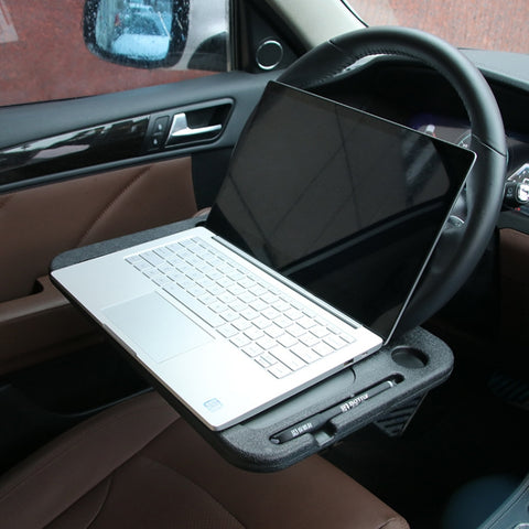 Multi-function Car Steering Wheel Computer Card Table Box Car Tray Desktop Computer Desk Car Laptop Table Dining Table Shelf Desk Auto Accessories, Multi-function Black, Multi-function Grey