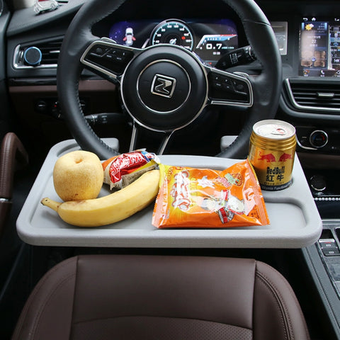 Multi-function Car Steering Wheel Computer Card Table Box Car Tray Desktop Computer Desk Car Laptop Table Dining Table Shelf Desk Auto Accessories, Multi-function Black, Multi-function Grey