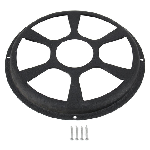 10 inch Universal Car Horn Cover Black Round Horn Cover Horn Round Cover, Size: 10 inch