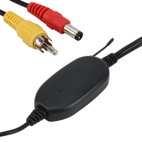 2 PCS 2370MHZ Transmit / Receive Frequency Portable Navigation Wireless Rear View System Wireless Video Transmitter Receiver for Car Rear View Backup Camera Car Back View Monitor System, 2370MHZ