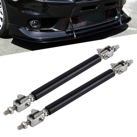 2 PCS Car Modification Large Surrounded By The Rod Telescopic Lever Front and Rear Bars Fixed Front Lip Back Shovel Adjustable Small Rod, Length: 15cm, Length: 15cm