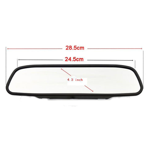 PZ-705 4.3 inch TFT LCD Car Rear View Mirror Monitor for Car Rearview Parking Video Systems, PZ-705