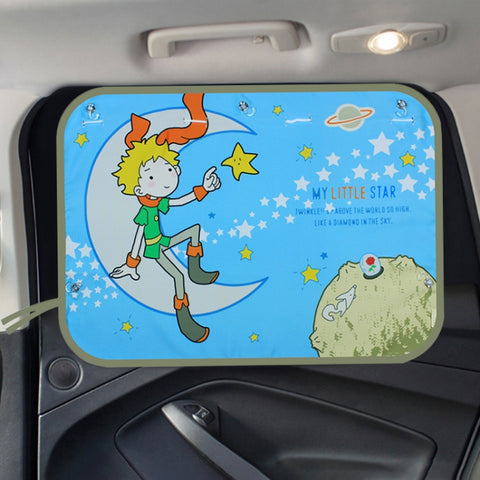 Car Large Rear Window Sunscreen Insulation Window Sunshade Cover, Size: 70*50cm, Rocket, Little Pirate, Happy Flying, Small Cloud, Happy Swing, Camping, Happy Time, Pink Bus, Happy Town, Happy School Bus, Magic World, Moon Baby, Waterpark, House       ...