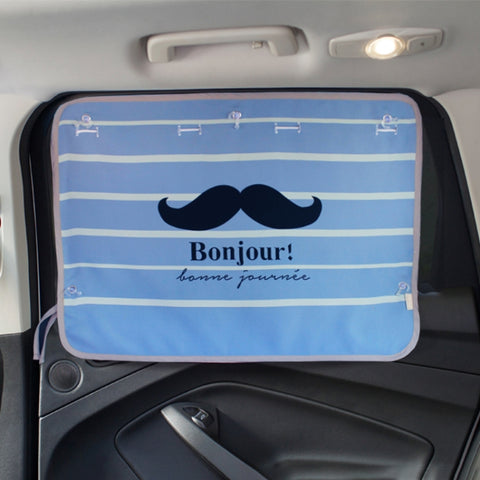 Car Large Rear Window Sunscreen Insulation Window Sunshade Cover, Size: 70*50cm, Rocket, Little Pirate, Happy Flying, Small Cloud, Happy Swing, Camping, Happy Time, Pink Bus, Happy Town, Happy School Bus, Magic World, Moon Baby, Waterpark, House       ...