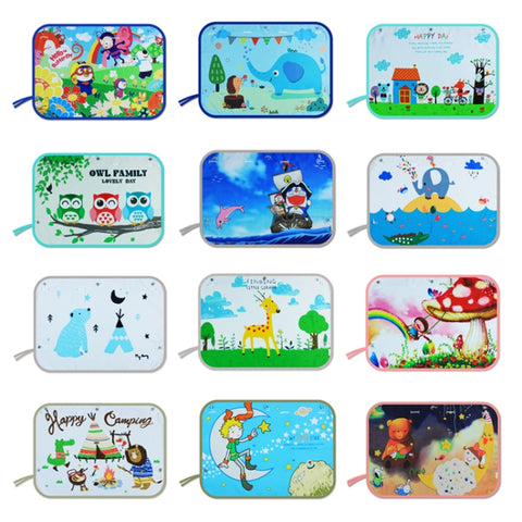 Car Large Rear Window Sunscreen Insulation Window Sunshade Cover, Size: 70*50cm, Rocket, Little Pirate, Happy Flying, Small Cloud, Happy Swing, Camping, Happy Time, Pink Bus, Happy Town, Happy School Bus, Magic World, Moon Baby, Waterpark, House       ...
