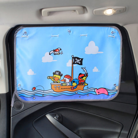 Car Large Rear Window Sunscreen Insulation Window Sunshade Cover, Size: 70*50cm, Rocket, Little Pirate, Happy Flying, Small Cloud, Happy Swing, Camping, Happy Time, Pink Bus, Happy Town, Happy School Bus, Magic World, Moon Baby, Waterpark, House       ...