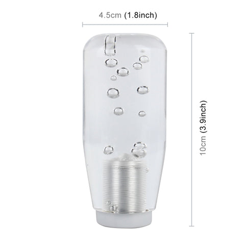 Universal Car Truck Transparent Bubble Colors LED Light Shift Knob Gear Lever Shifter, Length: 10cm, 10cm