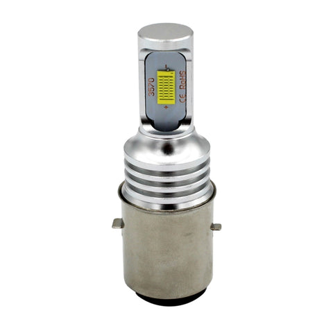 H6/BA20D 1000LM 72W 6000K White Light 2-LED 3570 Bulbs Motorcycle Headlights, DC 12-24V, H6/BA20D