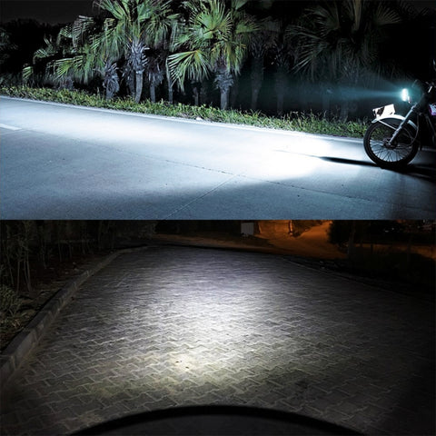 H6/BA20D 1000LM 72W 6000K White Light 2-LED 3570 Bulbs Motorcycle Headlights, DC 12-24V, H6/BA20D