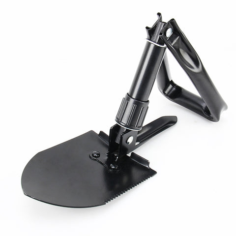 Car Multi-function Emergency Vehicle Metal Steel Ice Snow Mud Sand Shovel Folding Shovel Car High-strength Snow Shovel Ice Scraper, Steel Ice Shovel