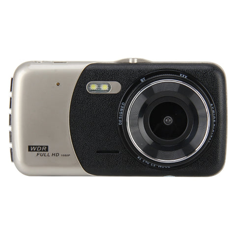 4 inch HD Video Recording HD Display Car Recorder with Separate F2.0 Camera, 12MP 170 Degrees Wide-angle/ Rear View Loop Recording/ G-Sensor Recording/ WDR Full HD/ Front Camera 1080P/ Rear Camera 720P/ Support 32G TF Card, 4 inch