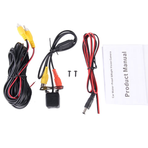 628 x 582 Effective Pixel PAL 50Hz Waterproof Universal Car Rear View Backup Camera With 4 LED Lamp, DC 12V, Wire Length: 4m, 4 LED Lamp