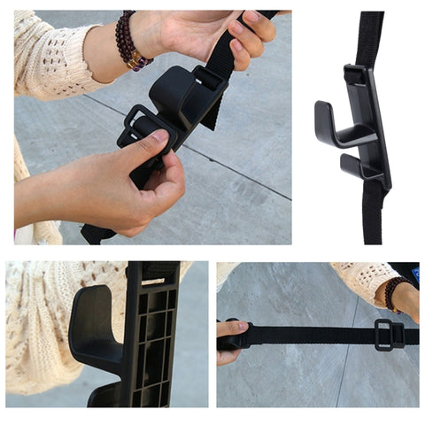 SHUNWEI SD-2512 Car Headrest Hook Universal Adjustable Car Back Seat Headrest Hanger Holder Hook for Bag Purse Cloth Grocery, SD-2512