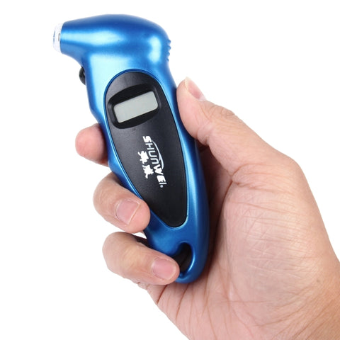 SHUNWEI SD-2802 Digital Tire Pressure Gauge 150 PSI 4 Settings for Car Truck Bicycle with Backlit LCD and Non-Slip Grip, SHUNWEI SD-2802