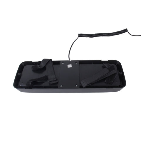 High qulaity DC 12V,9W LED Waterproof Car Sunshade Yellow Light + White Light Warning Lights Strobe Emergency Lights Flashing Light with 12 Kinds Flash Patterns, Yellow+White