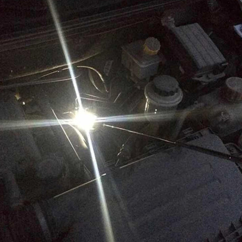 Retractable Vehicle Car Chassis Telescoping Inspection Mirror with 1 PCS 5mm LED Light, Mirror Diameter: 55mm, Max Expanding Length: 940mm, Diameter: 55mm, Max Expanding Length: 940mm