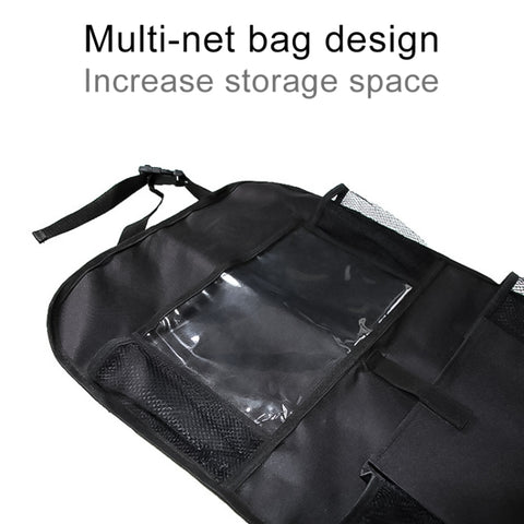 Car Auto Seat Back Bag Multi-Pocket Travel Storage Hanging Pocket Storage Bag for iPad and Other Goods, Car Hanging Pocket