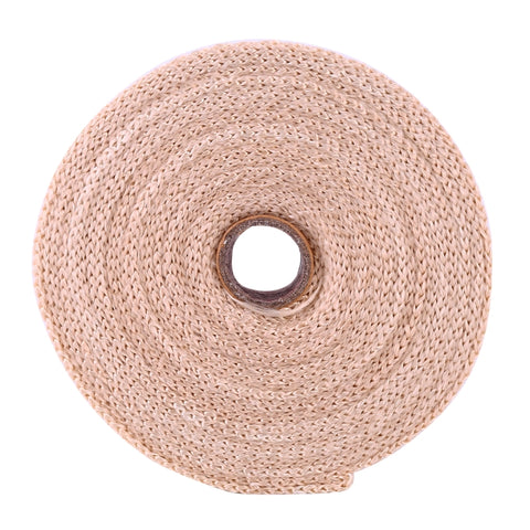 10m Cotton Material Exhaust Wrap Auto Motorcycle Exhaust Heat Shield Wrap Heat Resistant Wrap, Random Color Delivery, 10m Black
