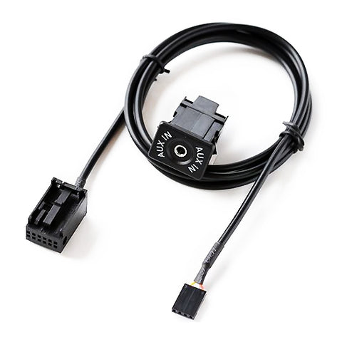 AUX Interface +  Wiring Hardness for Ford Fiesta / Focus / Mondeo / PUMA / MK2 / MK3 / S-MAX, Cable Length: 1.5m, Ford Fiesta / Focus
