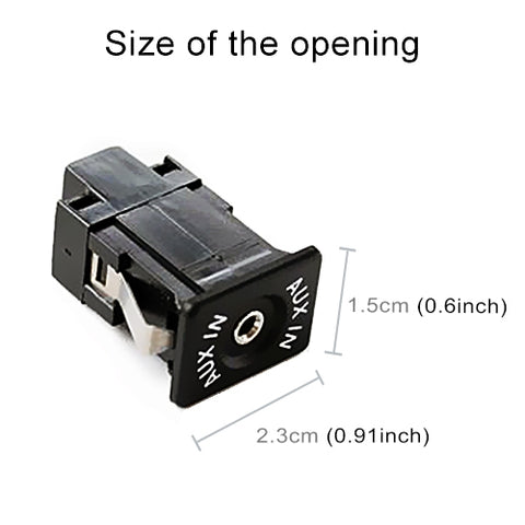AUX Interface +  Wiring Hardness for Ford Fiesta / Focus / Mondeo / PUMA / MK2 / MK3 / S-MAX, Cable Length: 1.5m, Ford Fiesta / Focus