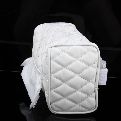 Car Auto Leather Sun Visor Backseat Hanger Tissue Box Paper Napkin Bag (Not Include Napkin), Not Include Napkin Magental, Not Include Napkin White, Not Include Napkin Black, Not Include Napkin Pink