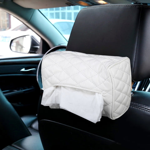 Car Auto Leather Sun Visor Backseat Hanger Tissue Box Paper Napkin Bag (Not Include Napkin), Not Include Napkin Magental, Not Include Napkin White, Not Include Napkin Black, Not Include Napkin Pink