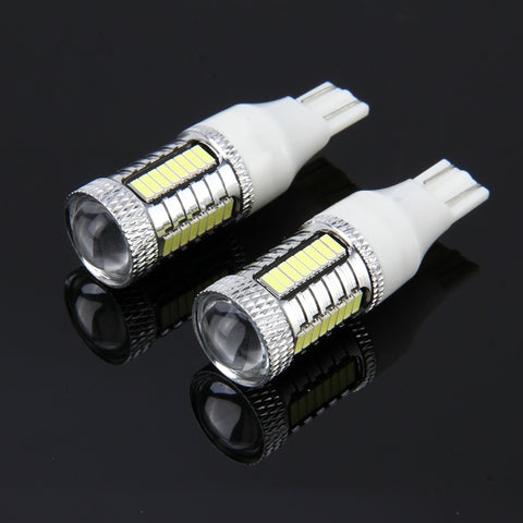 2 PCS T15 10W 650 LM 6000K Car Auto Brake Light Clearance Light Backup Light with 1 CREE Lamps and 32 SMD-4014 LED Lamps, DC 12V, T15