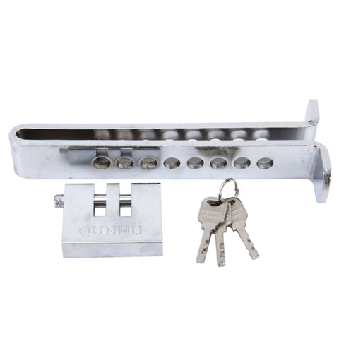 Car Auto Stainless Steel  Anti-theft Clutch Lock Car Brake Safety Lock Tool Accelerator Pedal Lock with Keys Suitable for Clutch Height Under 19.5cm, Clutch Height Under 19.5cm
