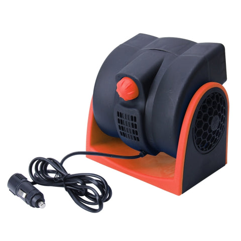HX-T302 DC 24V 7W Portable Vehicle Cooling Fan Low Noise Silent Cooler Air Conditioner, 2 Speeds Adjustable, Random Color Delivery, HX-T302 24V