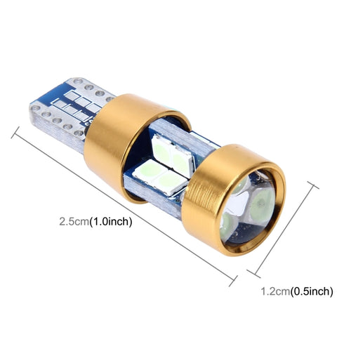 2 PCS T10 3W Error-Free Car Clearance Light with 19 SMD-3030 LED Lamp, DC 12V, 19 SMD-3030 LEDs
