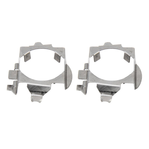 1 Pair H7 LED Headlight Bulb Retainers Holder Adapter for Volkswagen Touareg SAAB Mercedes Benz B Class ML, For VW/Benz B Class