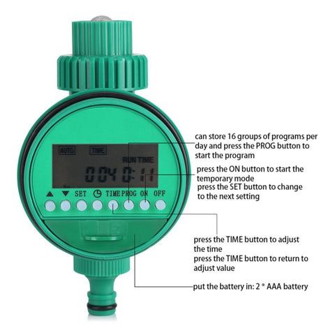 Automatic Watering Controller Timer Garden Water Timer Sprinkler Irrigation Controller Irrigation Timer Controller Watering Kits, Water Timer 2
