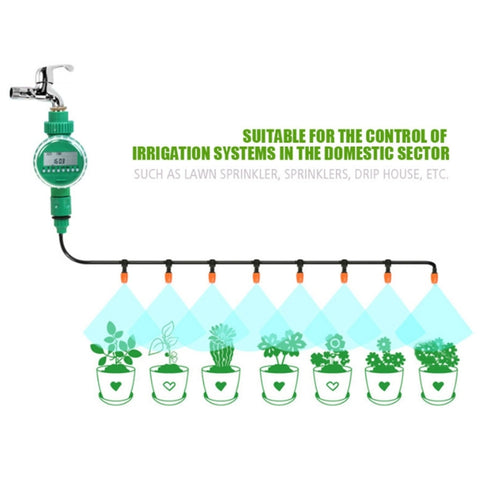 Automatic Watering Controller Timer Garden Water Timer Sprinkler Irrigation Controller Irrigation Timer Controller Watering Kits, Water Timer 2