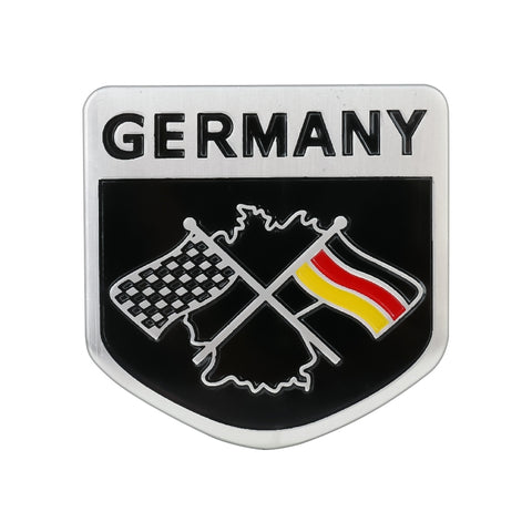 Car-Styling German Flag Pattern Random Decorative Sticker, German Flag Shape