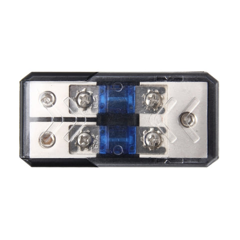 Car Stereo Car Audio Fuse Holder Insurance 60A Car Audio Fuse Holder 1 in 2 Ways Car Auto Fuse Holder Blade Fuse Holder for Car Audio, 1 in 2 Ways