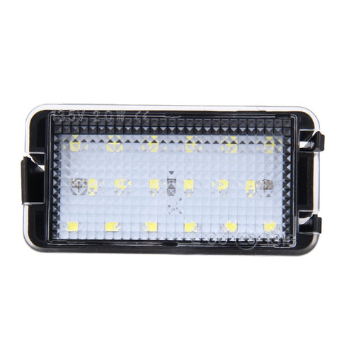 2 PCS LED License Plate Light with 18  SMD-3528 Lamps for Seat,2W 120LM,6000K, DC12V(White Light), For Seat