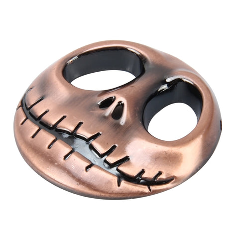 Skull Bone Shape Auto Sticker 3D Metal Fashion Car Stickers, Skull Bone2, Skull Bone Yellow