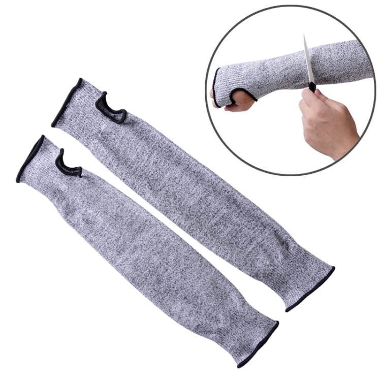 Elastic Breathable Anti-cut Elbow Arm Sleeve HPPE Protective Gear, Length: 45cm, Length: 45cm